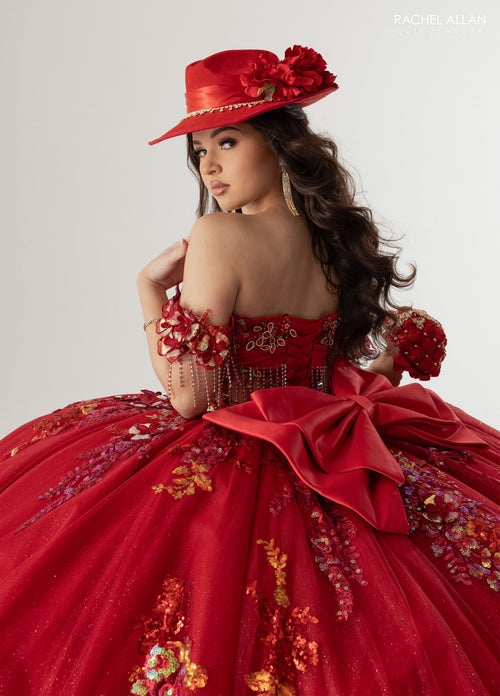 Rachel Allan RQ6012 Off Shoulder Quinceanera Dress