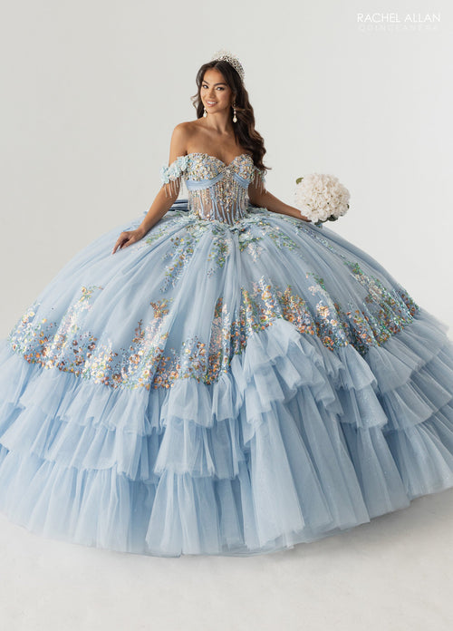 Rachel Allan RQ6012 Off Shoulder Quinceanera Dress