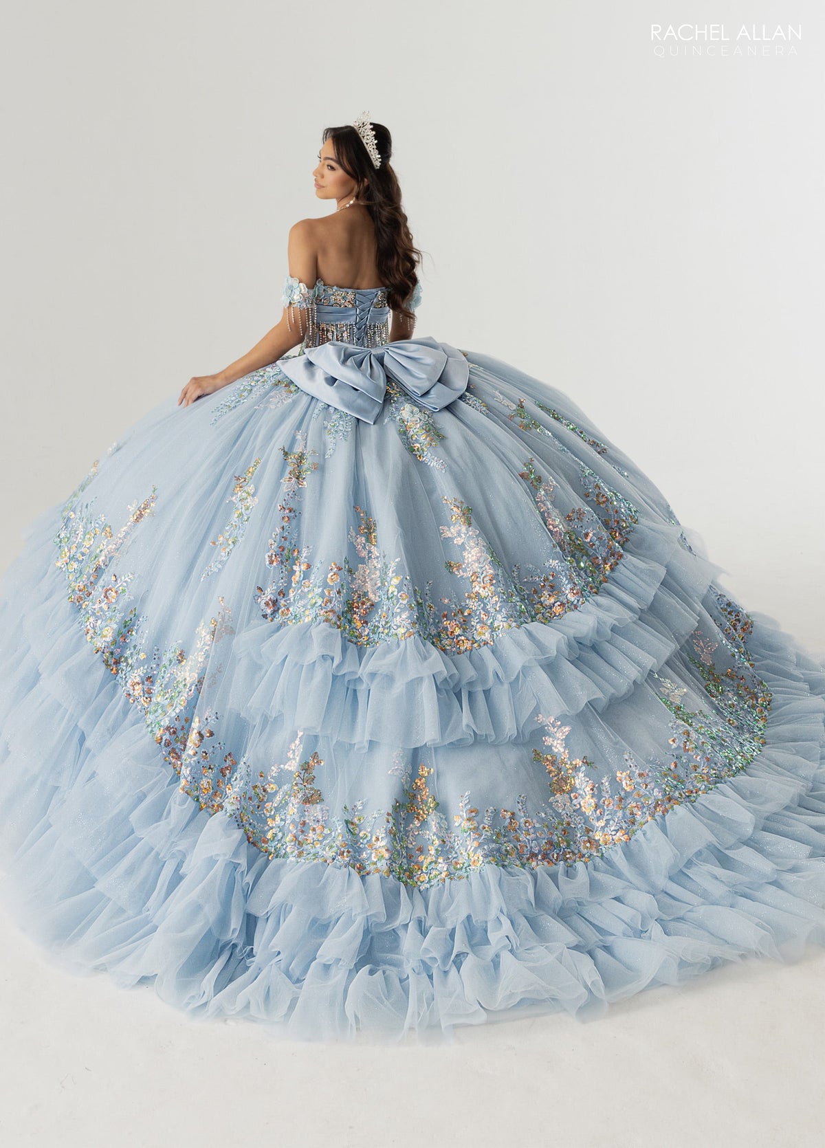Rachel Allan RQ6012 Off Shoulder Quinceanera Dress