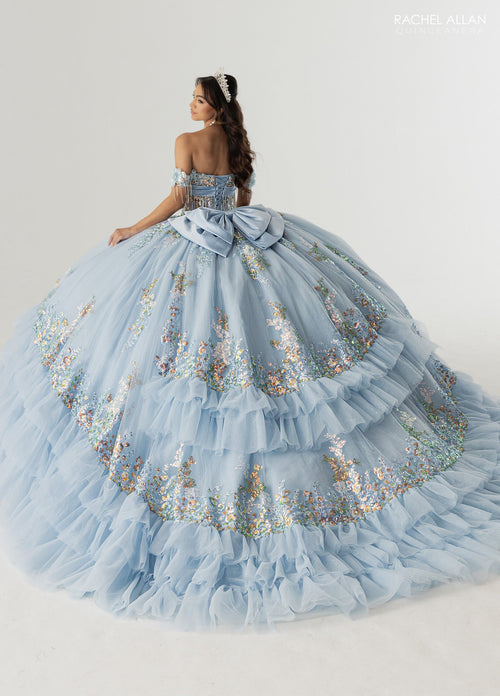 Rachel Allan RQ6012 Off Shoulder Quinceanera Dress