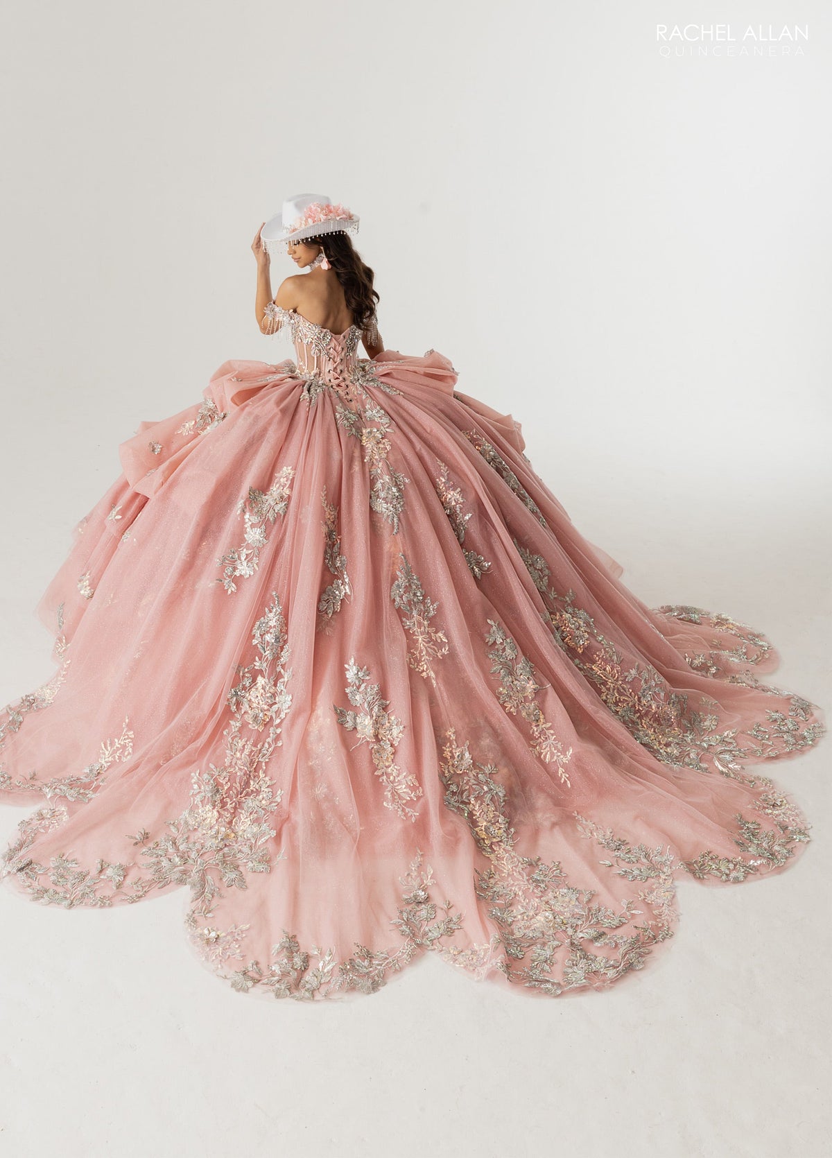 Rachel Allan RQ6014 Off Shoulder Quinceanera Dress