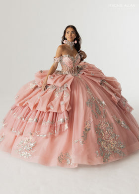 Rachel Allan RQ6014 Off Shoulder Quinceanera Dress