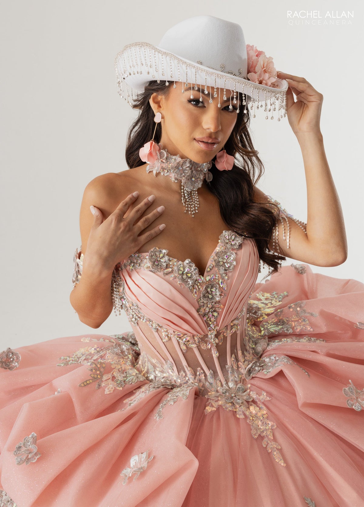 Rachel Allan RQ6014 Off Shoulder Quinceanera Dress