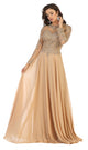 Long Sleeve Plus Size Mother of the Bride Dress by Royal Queen RQ7732