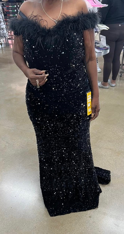 Royal Queen RQ7992 Sweetheart Sequin Long Red Carpet Gown