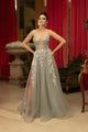 Prom Dress Sweetheart Beaded High Slit Gala Gown By Royal Queen RQ8137