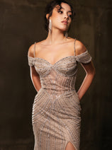 Evening Dress Off The Shoulder Sheath Prom Gown By Royal Queen RQ8198