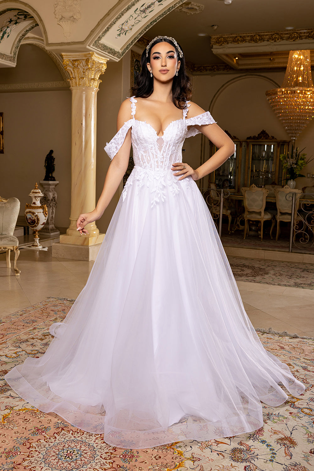 Long A-Line Bridal Gown by Royal Queen RQ8272