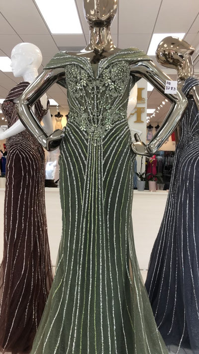 Royal Queen ARMYGREEN Long Prom Dress