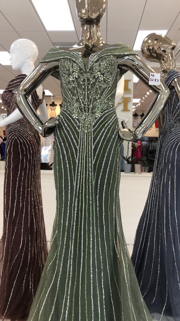 Royal Queen ARMYGREEN Long Prom Dress