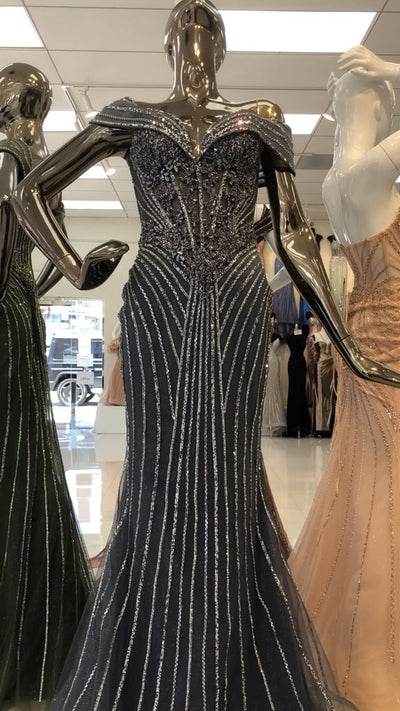 Royal Queen ARMYGREEN Long Prom Dress