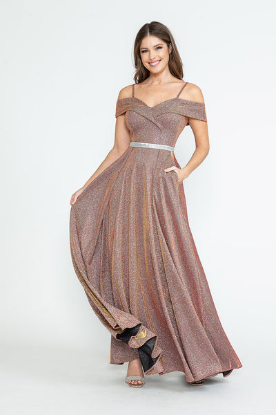 Vestido de fiesta con escote corazón y tirantes finos de Lenovia 5236