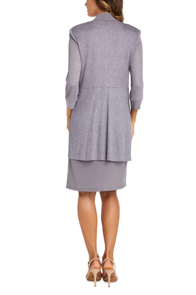 RM Richards 2 Piece Short Evening Jacket Dress