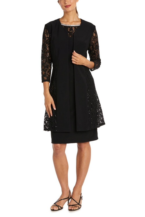 RM Richards Evening 2-Piece Jacket Dress