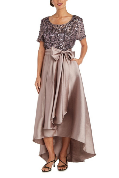 RM Richards Sequin Hi-Lo Evening Dress (MORE COLORS)