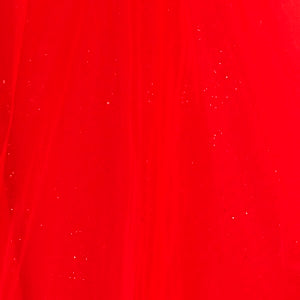Vestido de gasa con apliques y corte en A, de Poly USA 9698