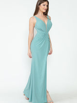 Formal Dress Ruched Spaghetti Strap Mermaid Prom Gown By Lenovia 5308