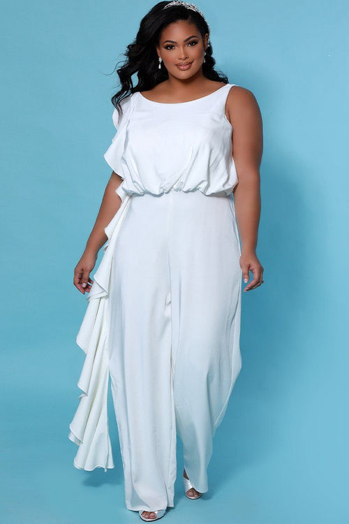 Sydney's Closet Ivory Jumpsuit