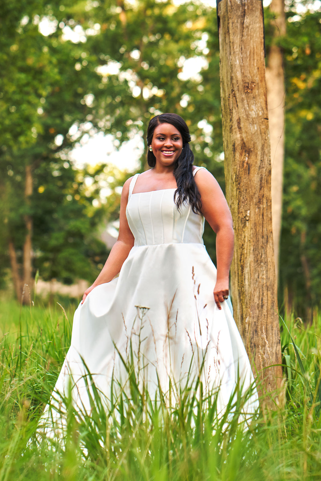 Sydney's Closet Diamond White Wedding Dress