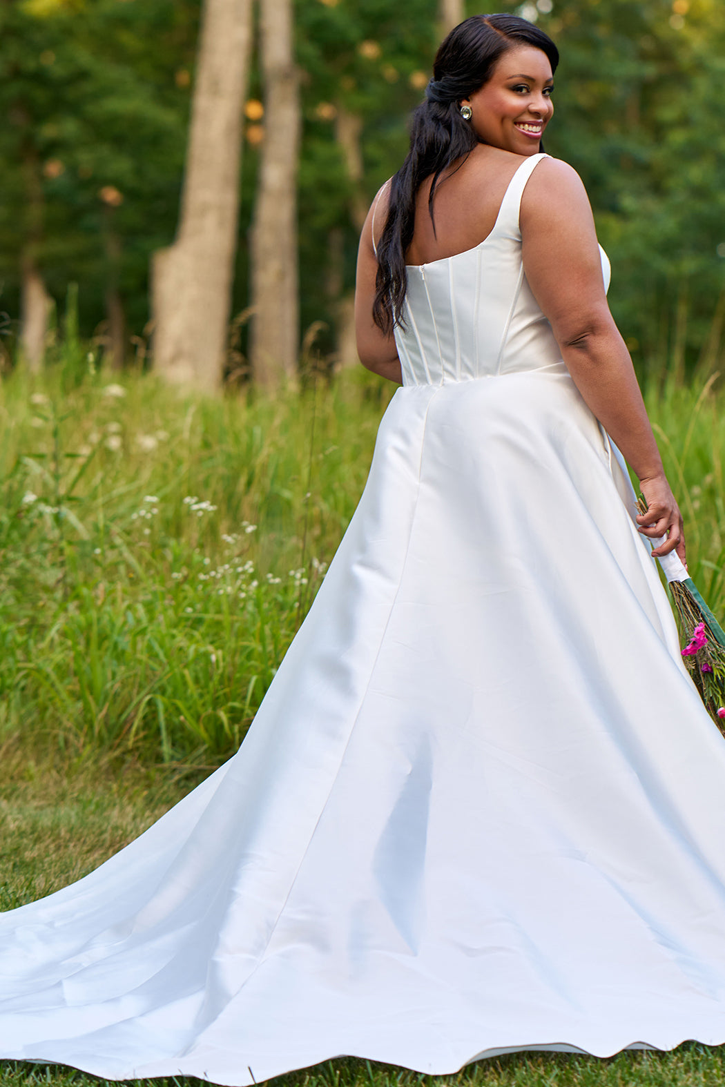 Sydney's Closet Diamond White Wedding Dress