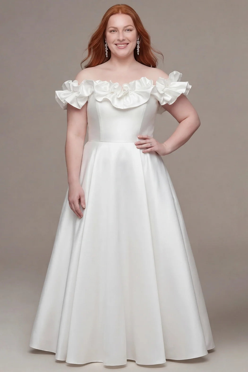 Sydney's Closet Ivory Wedding Dress