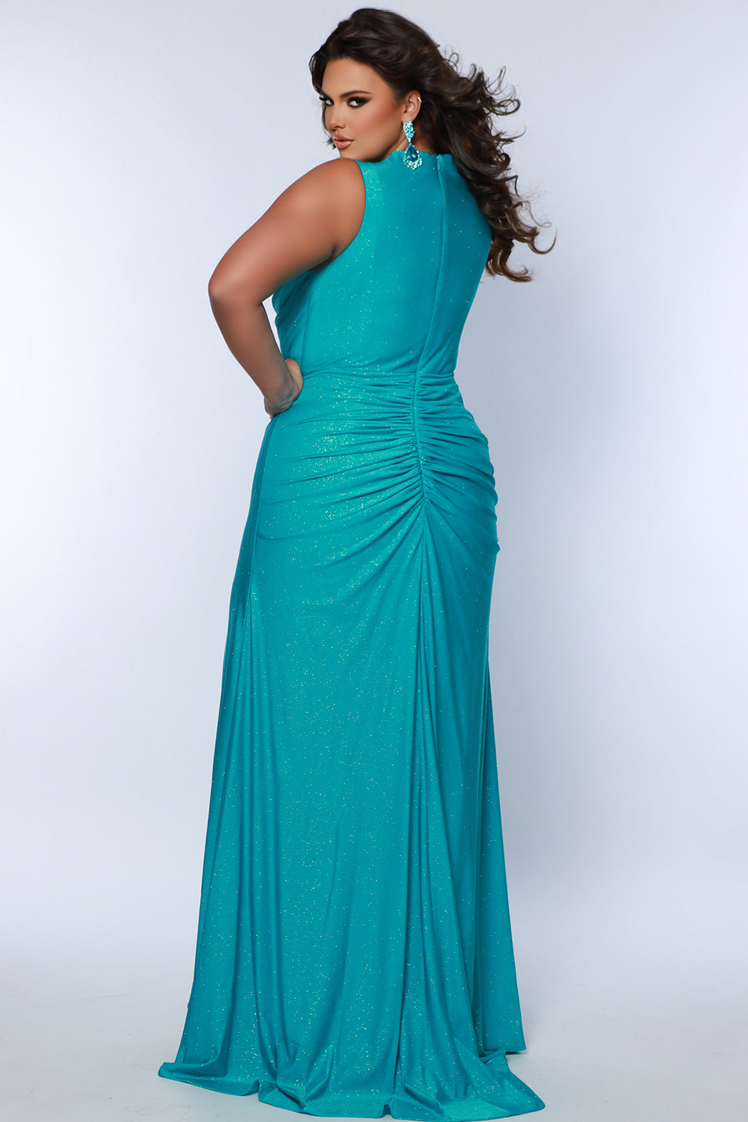 Sydney's Closet Aqua Prom Dress