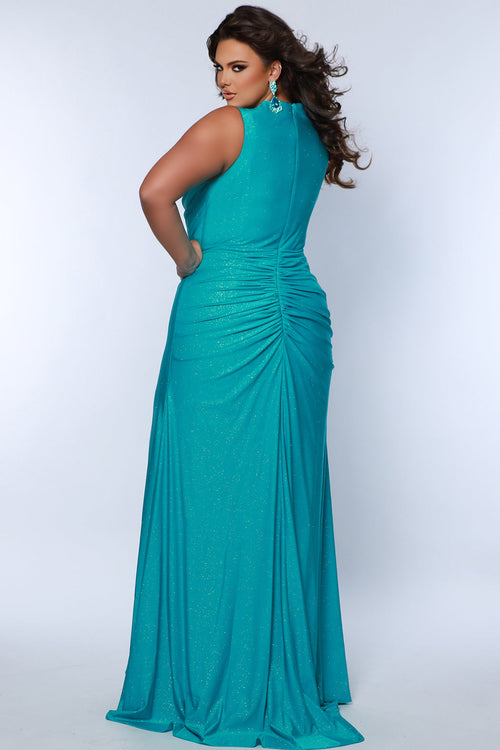 Sydney's Closet Aqua Prom Dress