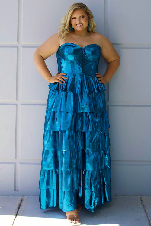 Sydney's Closet Turq Prom Dress