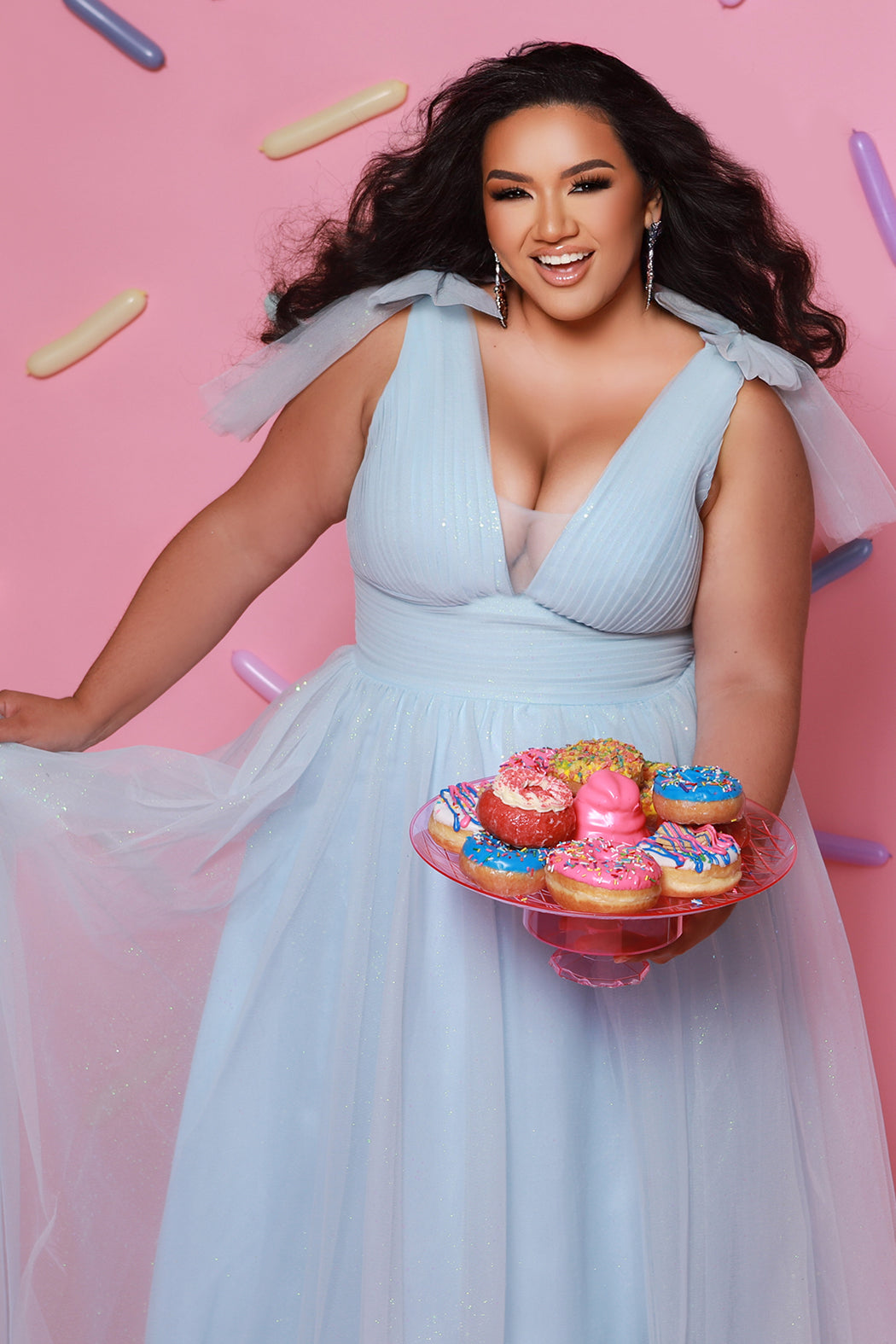 Sydney's Closet Ice Blue Prom Dress
