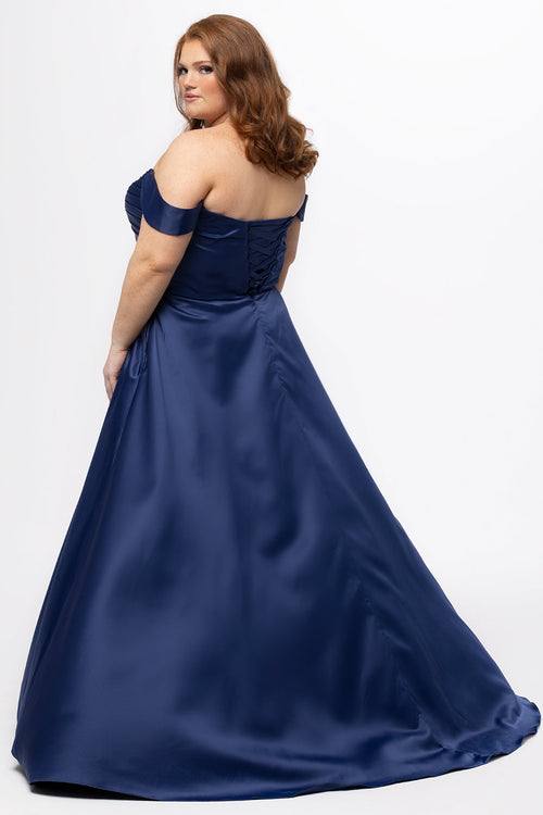 Sydney's Closet Navy Prom Dress