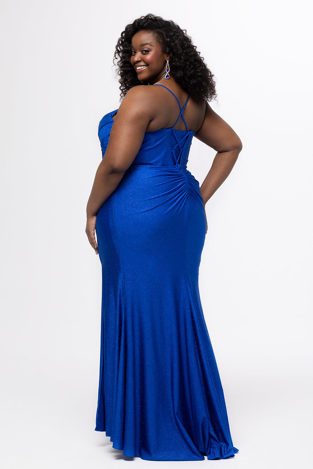 Sydney's Closet Sapphire Prom Dress