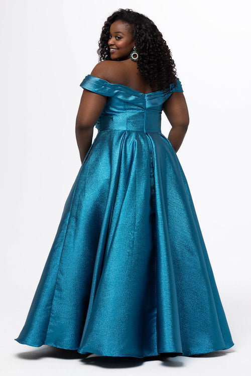 Sydney's Closet Electric Blue Prom Dress