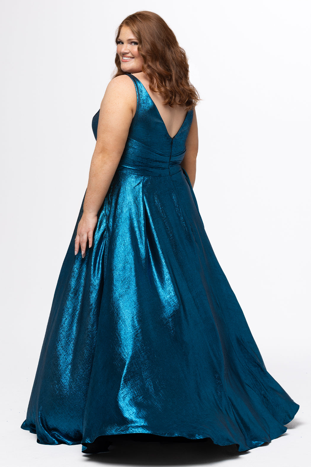 Sydney's Closet Electric Blue Prom Dress
