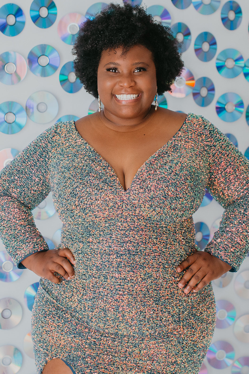 Sydney's Closet Blue Blitz Party Dress