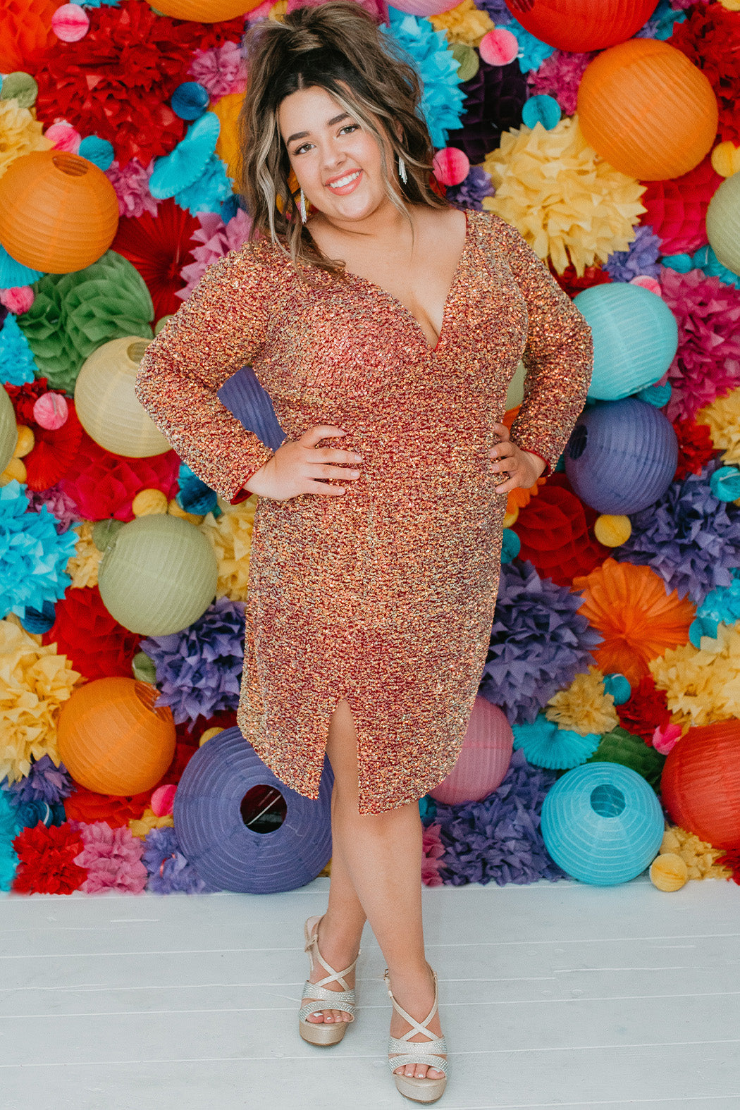 Sydney's Closet Firecracker Red Party Dress