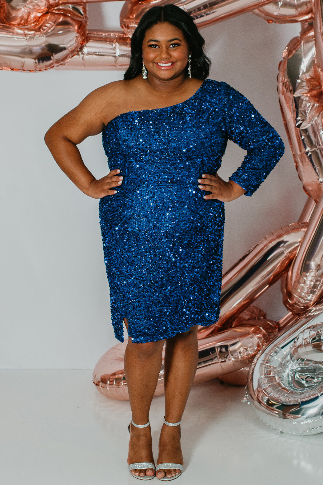 Sydney's Closet Sapphire Party Dress
