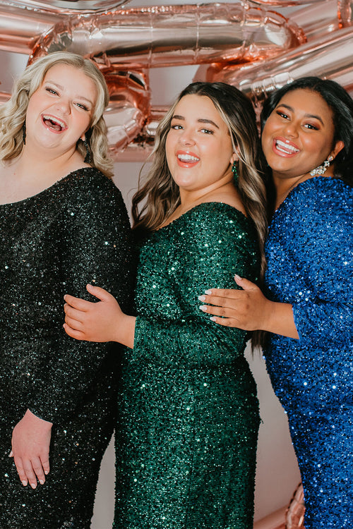 Sydney's Closet Sapphire Party Dress