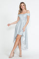 Vestido de graduación plateado | Traje de fiesta para ceremonia de graduación por 5290