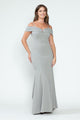 Vestido de alfombra roja con hombros descubiertos y corte sirena, de Lenovia 5317