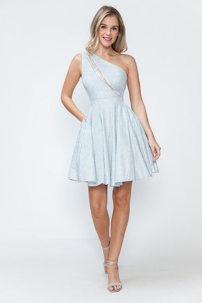 Homecoming Dress Asymmetrical Layered Graduation Dress By Lenovia 5272