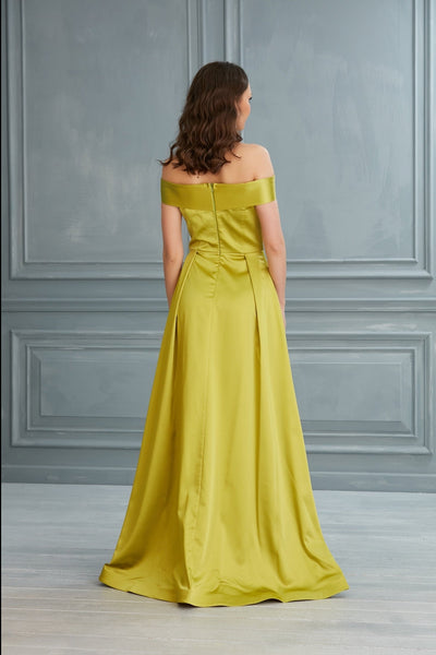 Passion Dress PIS1229 - Satin Minimalist Gown