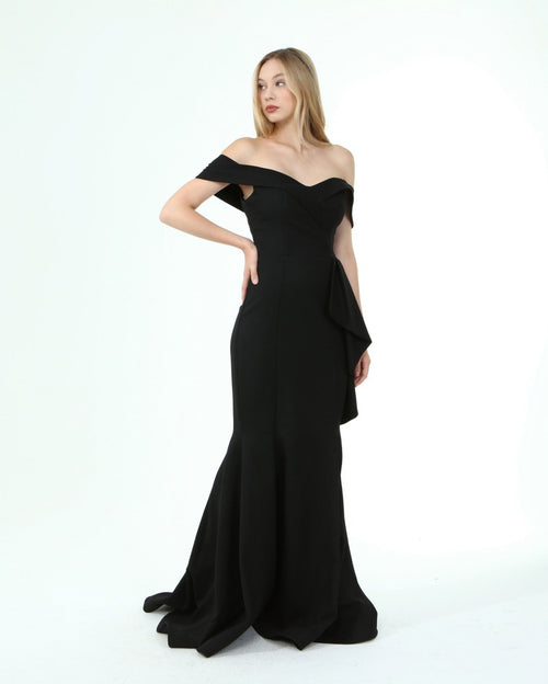 Passion Dress P5007 Off the Shoulder Gown