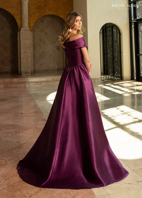 Rachel Allan AUBERGINE dress