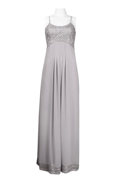 Sue Wong C4237 Spaghetti Strap Beaded Long Evening Dress
