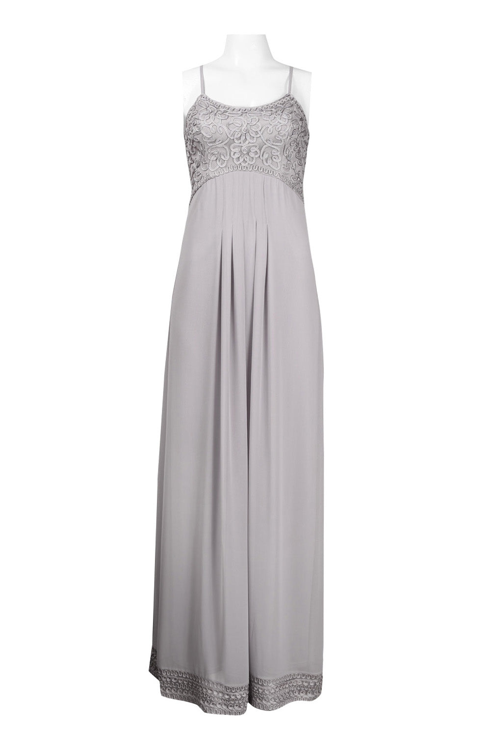 Sue Wong C4237 Spaghetti Strap Beaded Long Evening Dress