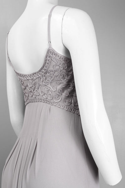 Sue Wong C4237 Spaghetti Strap Beaded Long Evening Dress