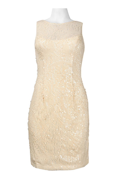 Sue Wong N3211 Sleeveless Bateau Neckline Sequin Dress