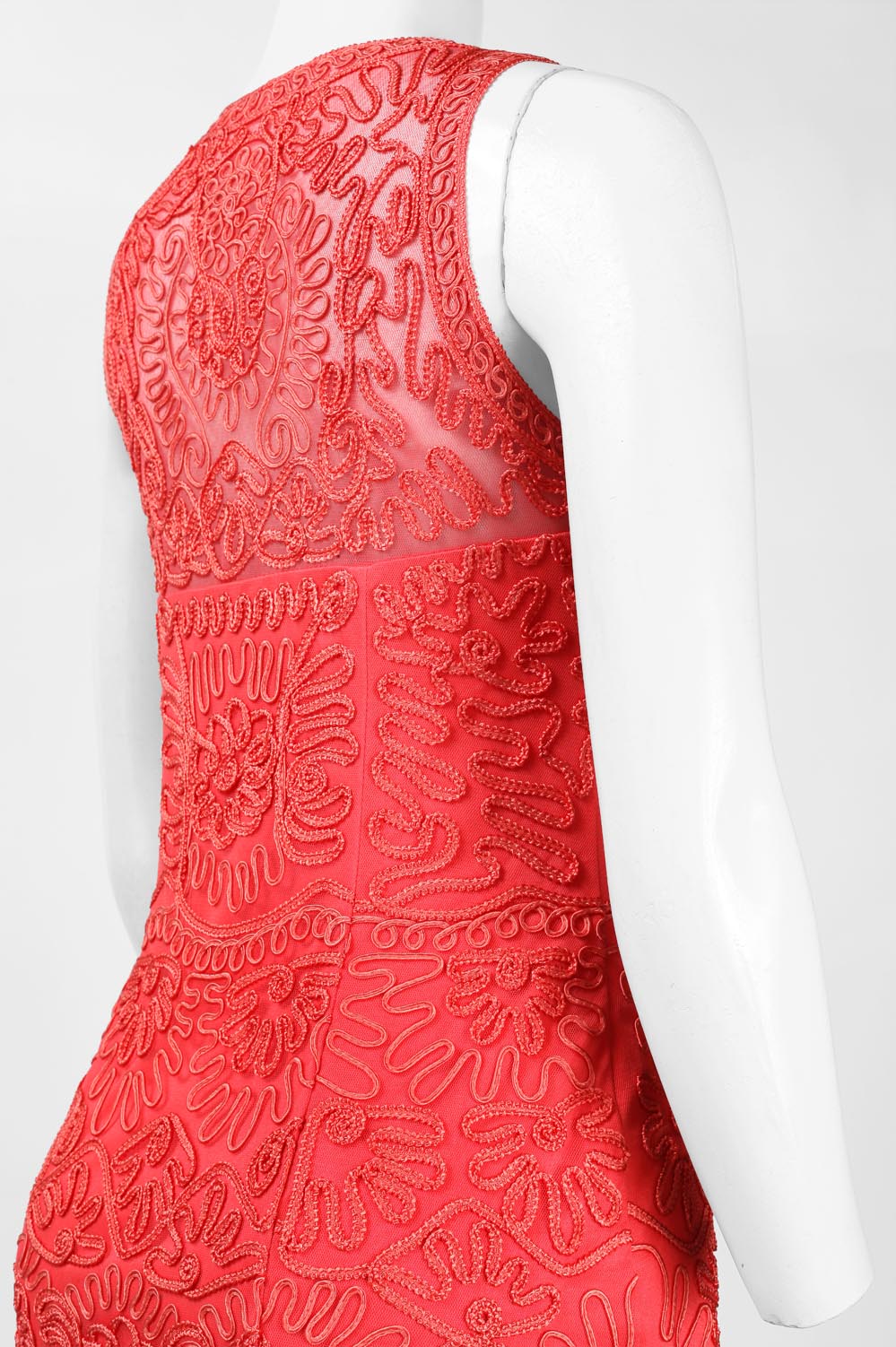 Sue Wong N5167 Sleeveless Soutache Embroidered Dress