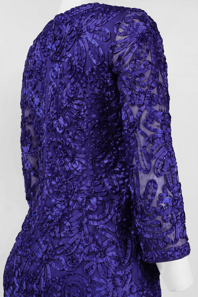 Sue Wong N5364 Soutache Embroidered Short Evening Dress
