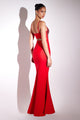 Ladivine Amoris T9002 Black/Silver Fitted Formal Gown